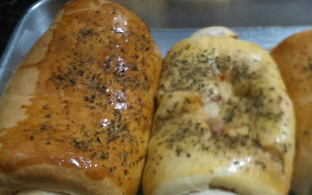 Pão de liquidificador recheado