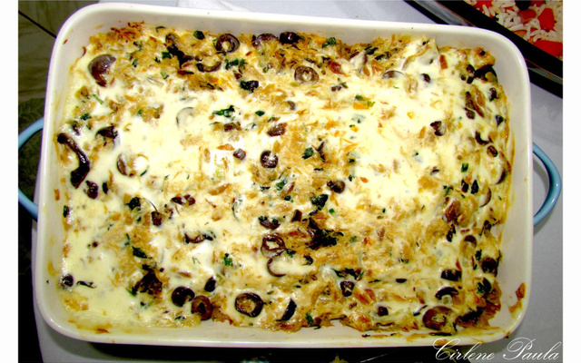 Bacalhau gratinado