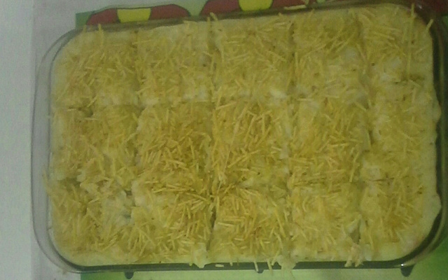 Torta salgada de frango com requeijão cremoso