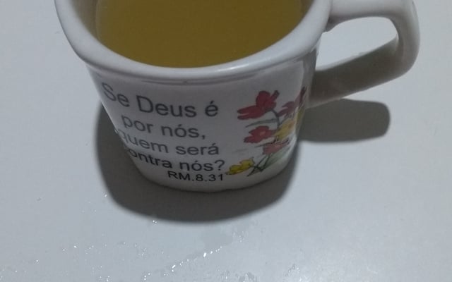Chá de limão com mel