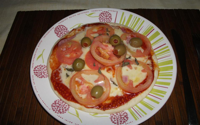 Massa de Pizza Caseira - Microondas