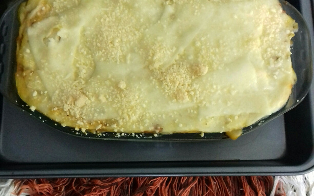 Bolo de batata com creme de leite da Aline