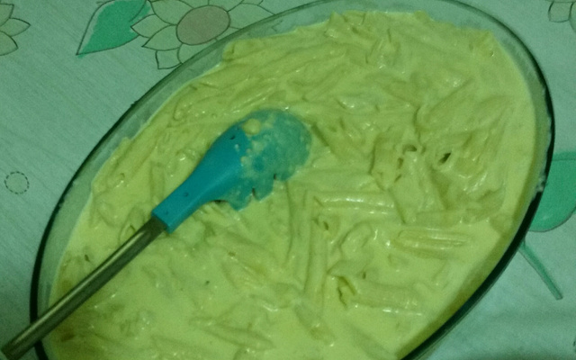 Macarrão aos quatro queijos
