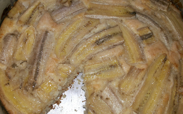 Bolo de banana (sem ovo)