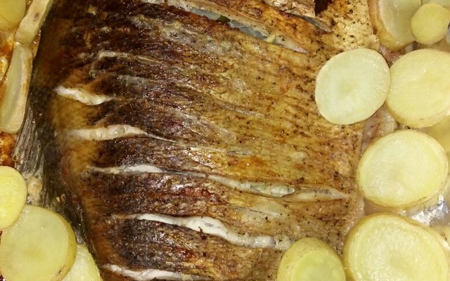 Tambaqui assado de Cleimar e Railane