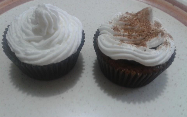 Mini cupcake de casca de banana