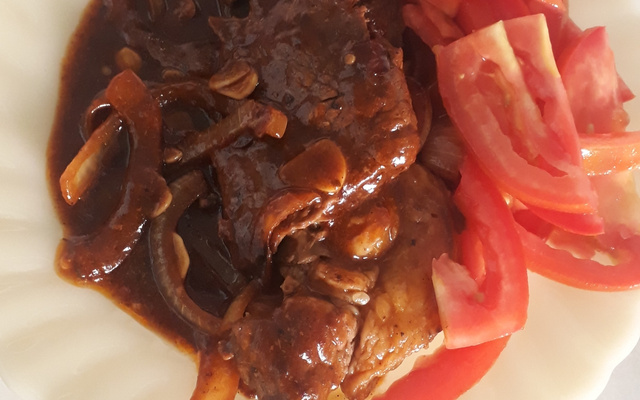 Contra filé na manteiga