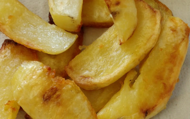 Batatas fritas no forno
