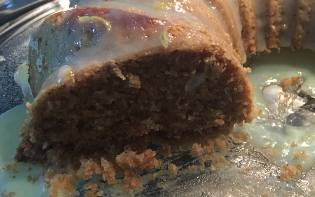 Bolo de limão integral e saudável