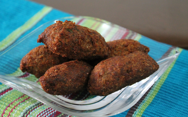 Quibe frito da Tia Line