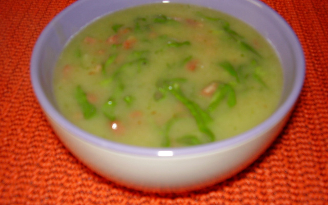 Caldo verde delicioso