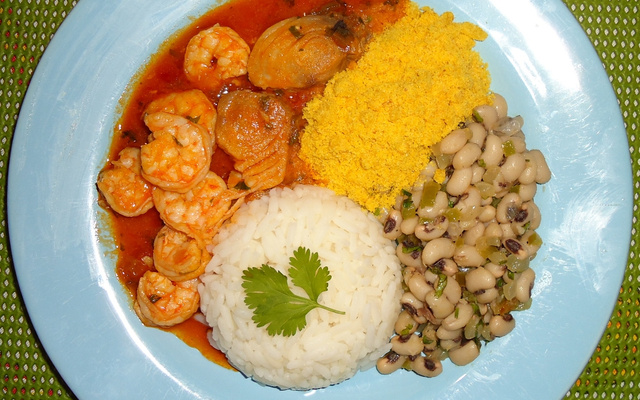 Moqueca baiana de camarão à moda CDM