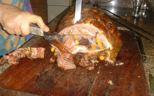 Costela no bafo recheada