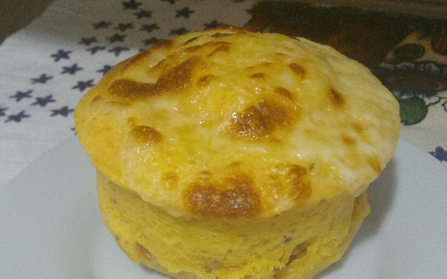 Torta salgada de caneca
