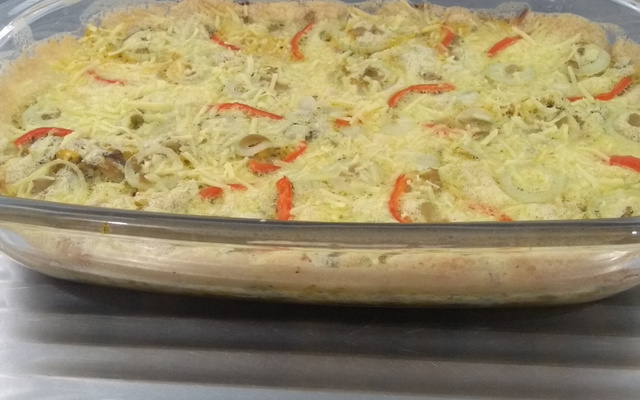 torta capixaba  de sardinha e repolho muito facil