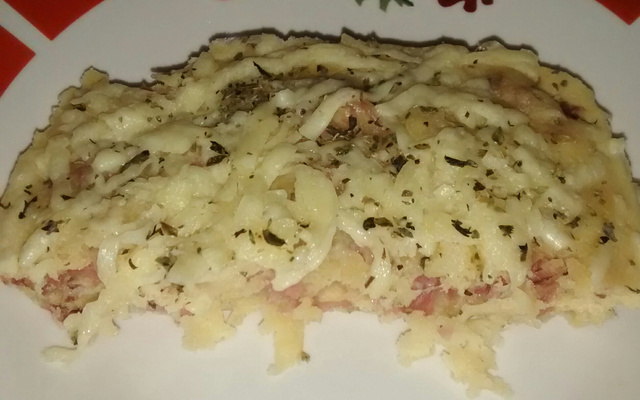 Torta salgada de microondas