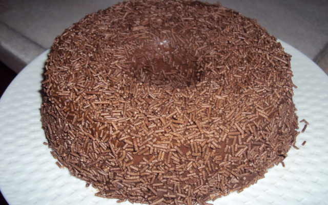 Brigadeirão de microondas