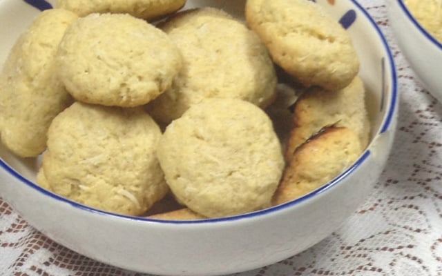 Biscoito de coco fácil de fazer