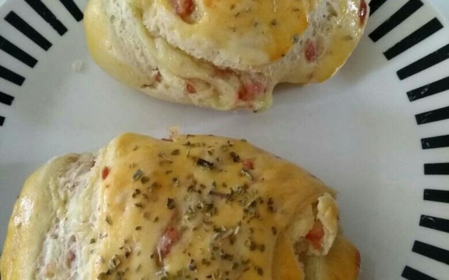 Pão fácil e recheado