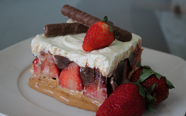 Torta sensação de morango