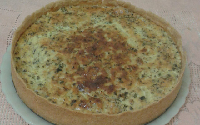 Quiche fácil de cebola