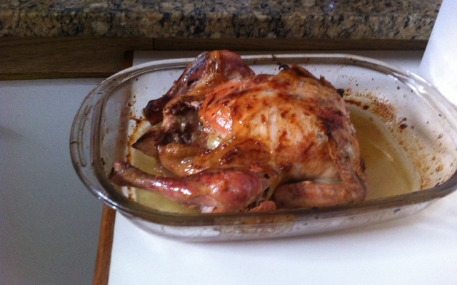 Frango assado da Bê