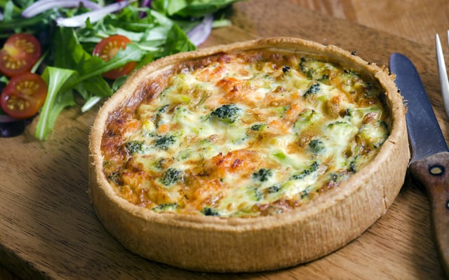 Torta Saborosa de Brócolis