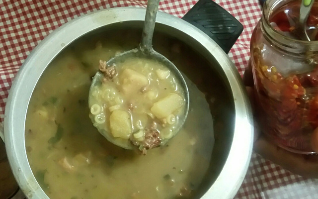 Sopa de Legumes na panela de pressão