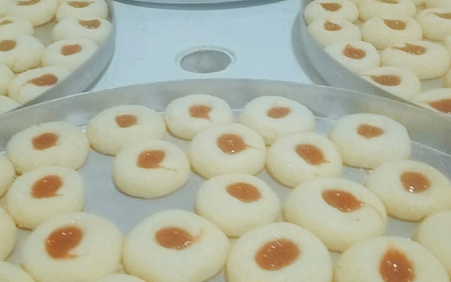 Biscoitos olho de boi