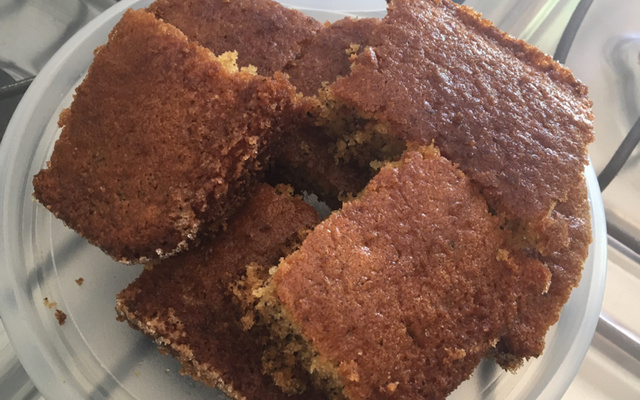 Bolo de banana fofinho