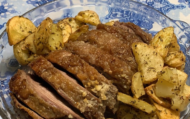 Picanha no alho e sal grosso