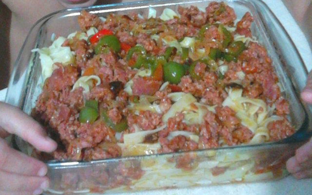 Macarrão com Salame do Remi