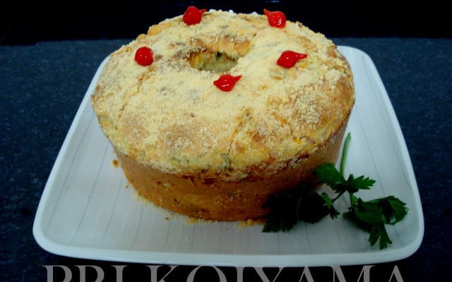 Bolo salgado caipira
