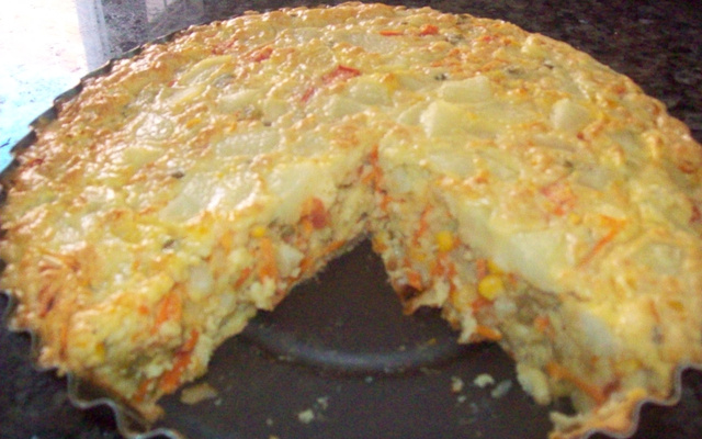 Torta de legumes - fácil