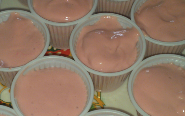 Mousse de leite em pó
