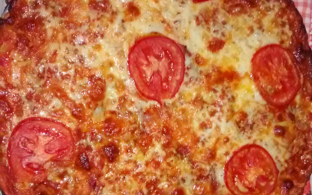 Pizza fácil de liquidificador