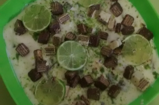 Creme de limão com Bis