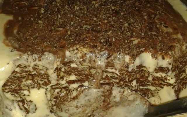 Pavê de bolacha distração (muito fácil)