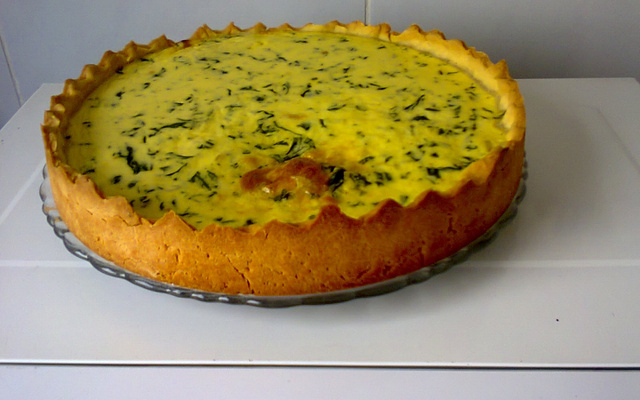 Quiche de espinafre