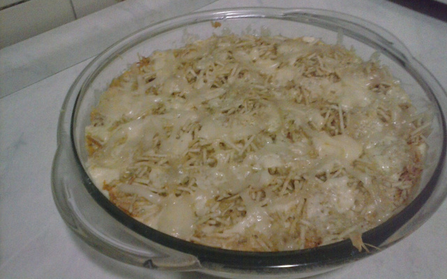 Frango com creme de leite e requeijão