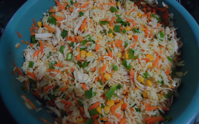 Arroz colorido