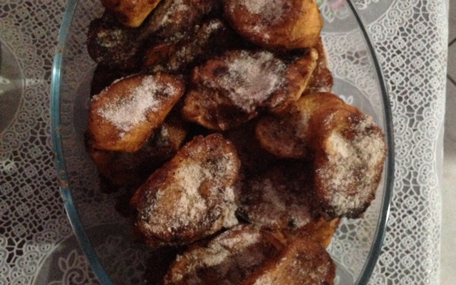 Rabanada Natalina de Pão Francês