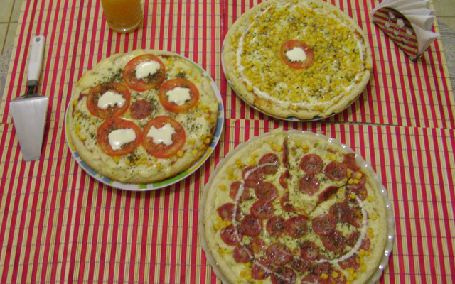 Massa especial para pizza