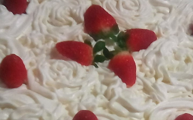 Bolo Angry Birds de morango da Abima