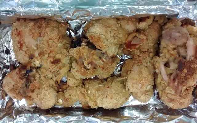 Coxa e sobrecoxa crocante