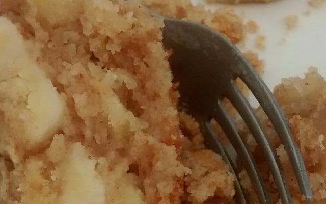 Bolo de banana tipo cuca