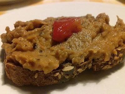 Patê de atum e berinjela