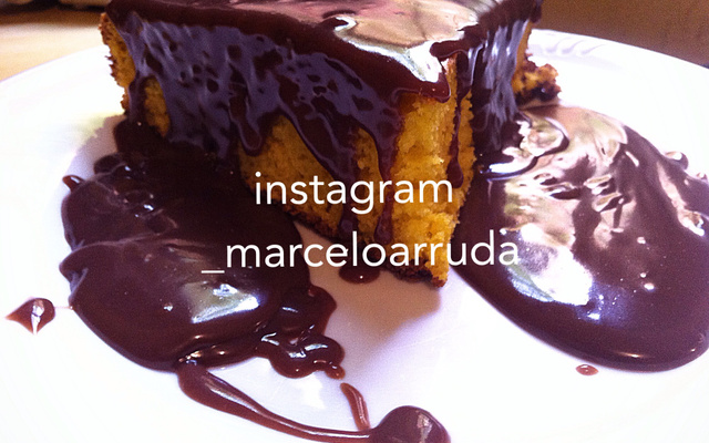 Bolo de cenoura do Marcelo Arruda