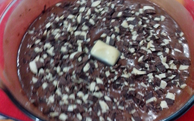 Mousse de chocolate aerado