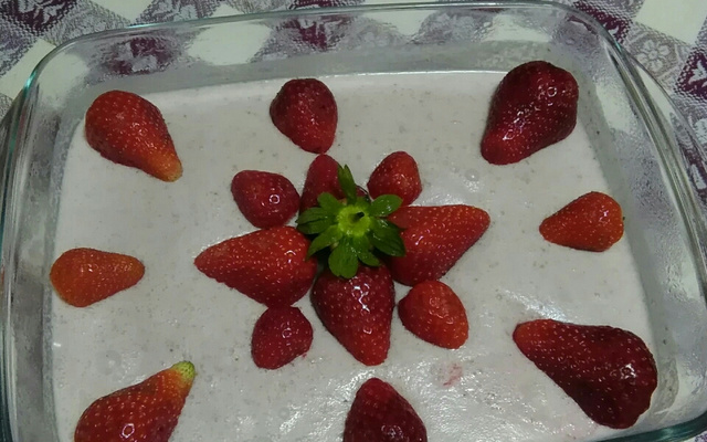 Mousse de morango